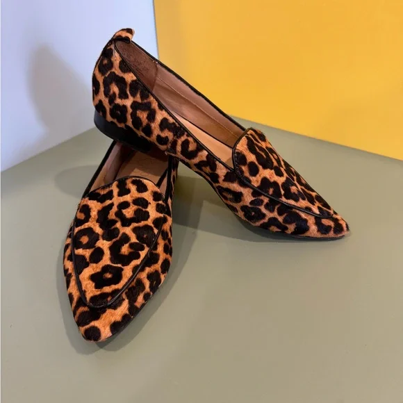 Franco Sarto | Shoes | Franco Sarto Leather Leopard Loafers  display picture 2